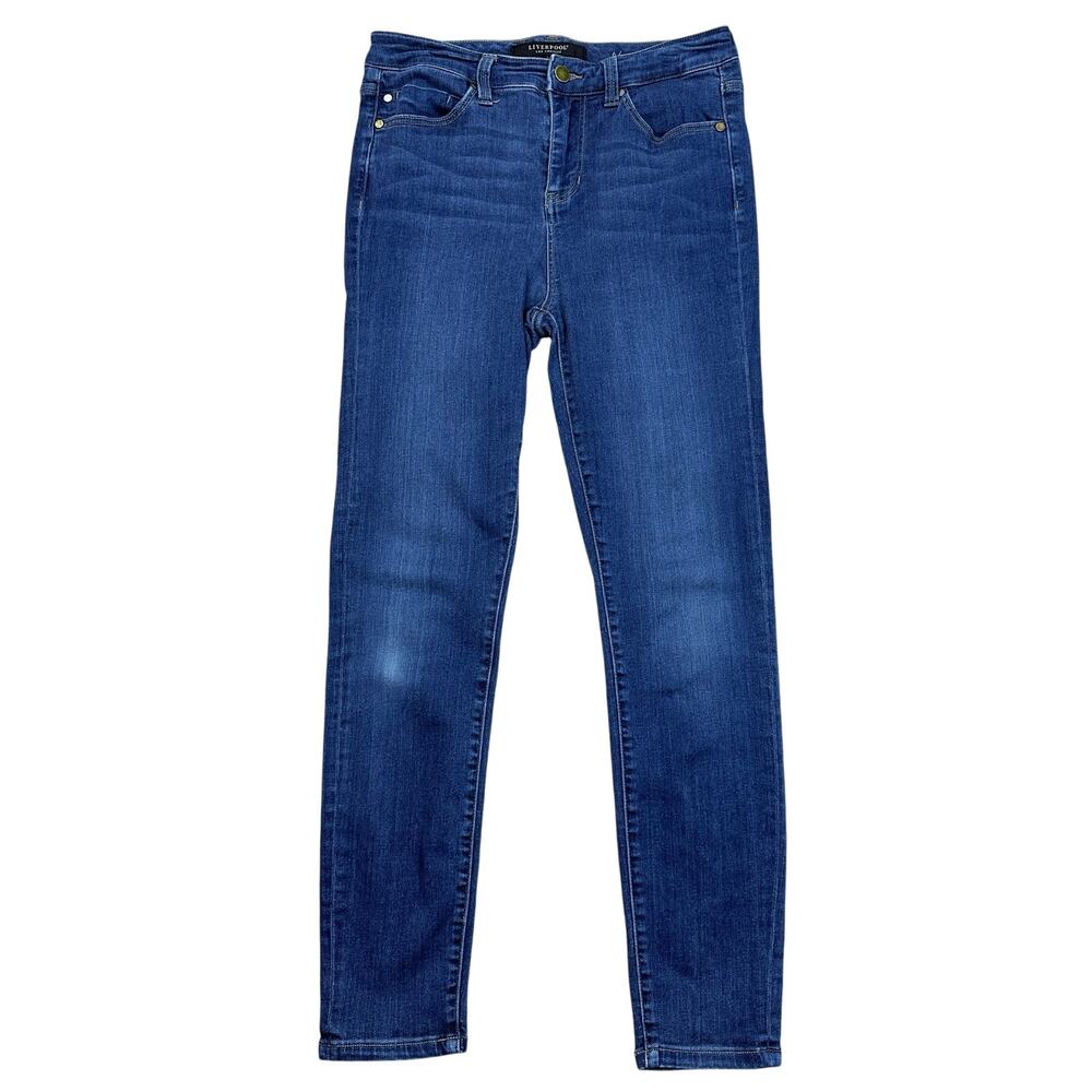 Liverpool Jeans WMNS 6/28 
 Blue Dark Wash Denim Skinny High Rise Ankle Slim